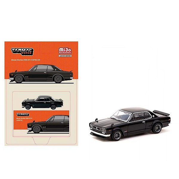 Miniatura Tarmac 1:64 Mijo Nissan Skyline 2000 GT-R