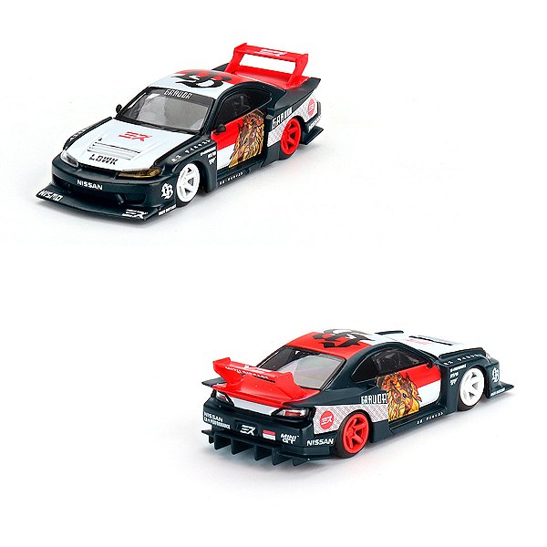 Miniatura Mini GT 1:64 Nissan Silvia (S15) "GARUDA" #652 (blister)