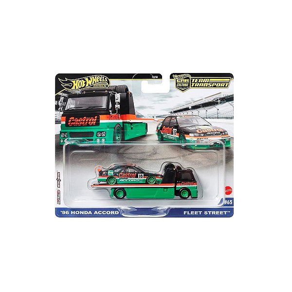 Hot Wheels Premium 1:64 Team Transport - Accord + Fleet Street