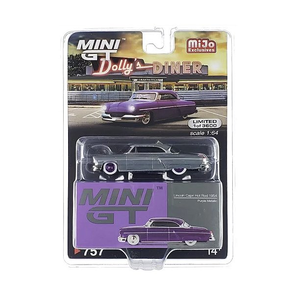 CHASE Mini GT 1:64 Lincoln 1954 Capri Hot Rod #757