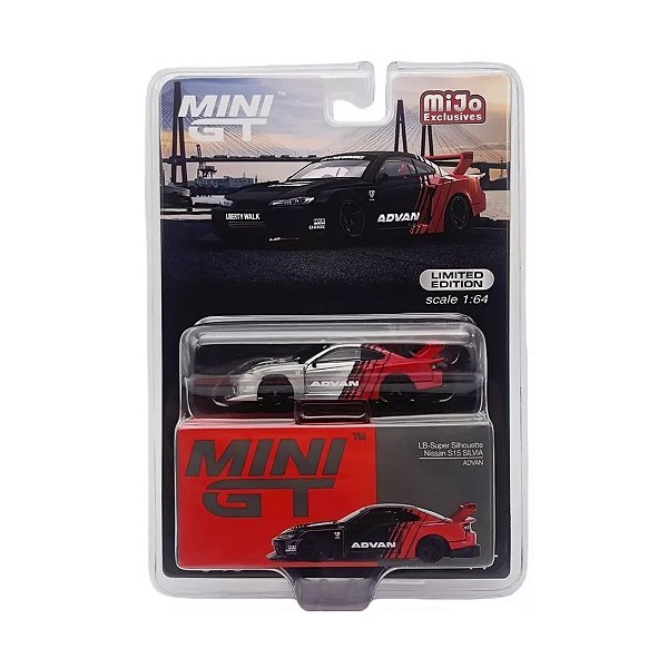CHASE Mini GT 1:64 Nissan Silvia S15 ADVAN #649