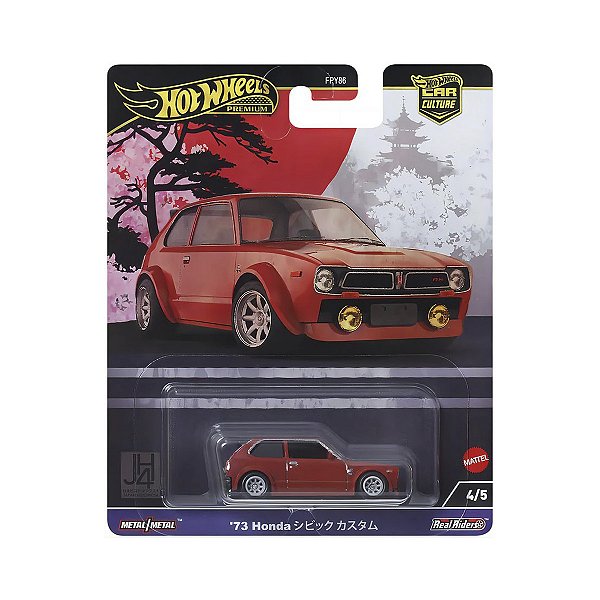 Miniatura Hot Wheels Premium 1:64 Honda Civic Custom