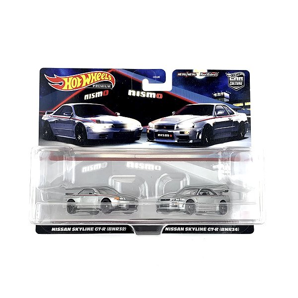 Hot Wheels Premium 2-Pack Nismo GT-R R32 + GT-R R34