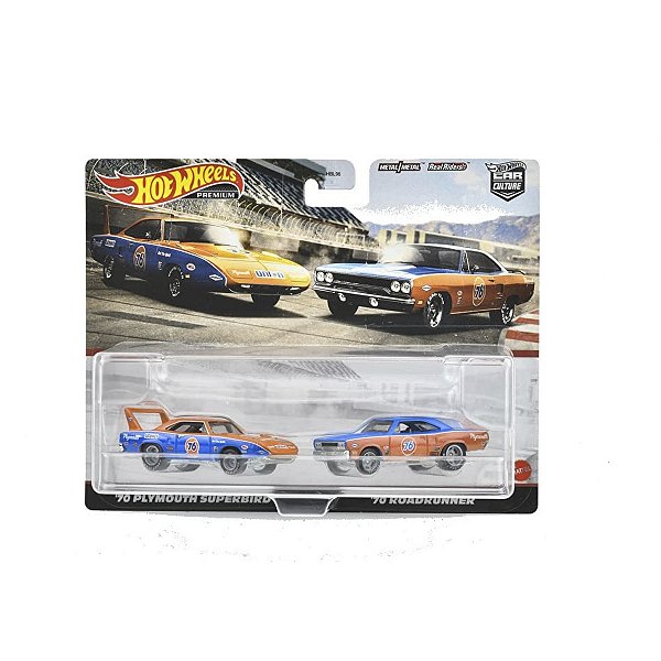 Hot Wheels Premium 2-Pack Union 76 - Plymouth + Roadrunner