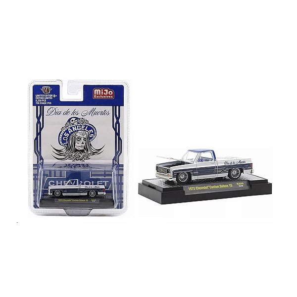 Miniatura M2 Machines 1:64 Chevrolet C-10 Dia de Los Muertos