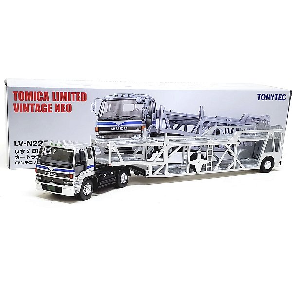 Miniatura Tomica Limited Vintage Neo 1:64 Caminhão Cegonha Isuzu