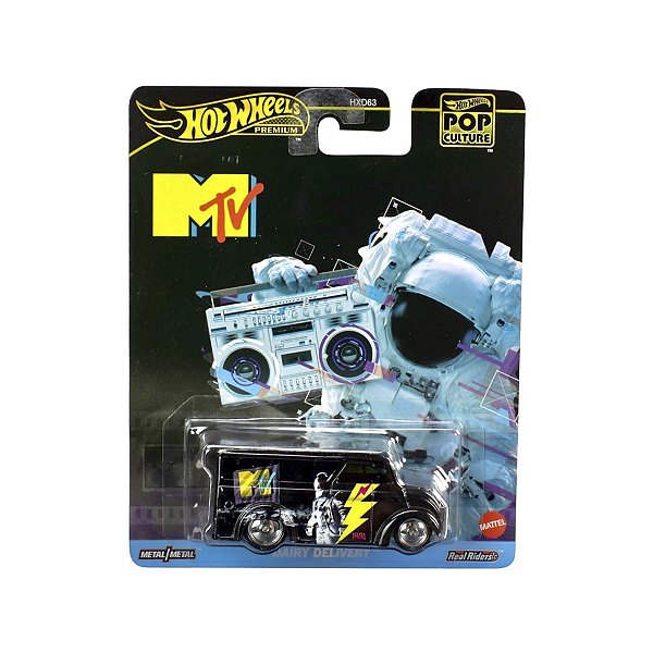 (Detalhes no blister) Hot Wheels Premium 1:64 Dairy Delivery