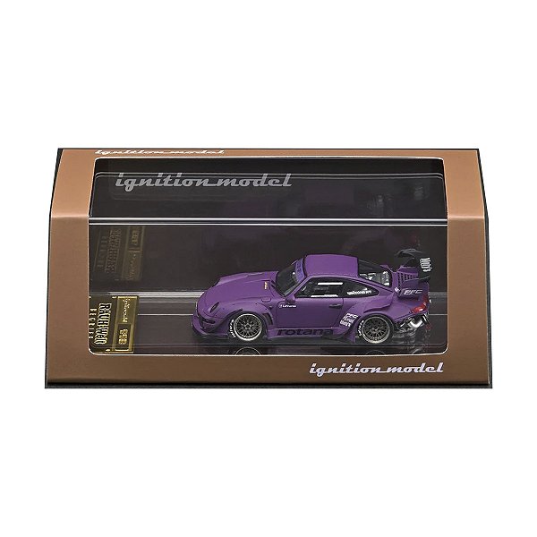 Ignition Model 1:64 Porsche RWB 992 Matte Purple Rotana (resina)