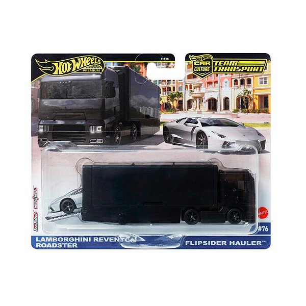 Hot Wheels 1:64 Team Transport Lamborghini Reventon + Flipside Hauler