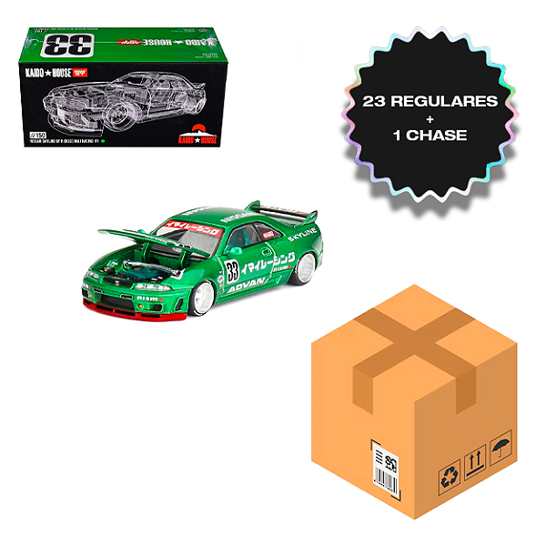 Caixa Master c/24 - Kaido House 1:64 Nissan Skyline GT-R (R33) #150