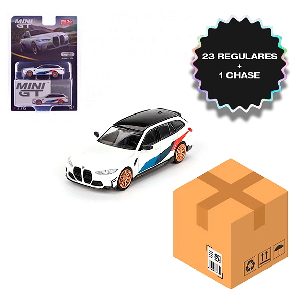 Caixa Master c/ 24 - Mini GT 1:64 BMW M3 M Performance Touring #776