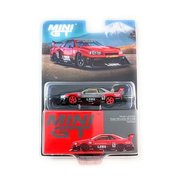 (PRÉ-VENDA) Chase Mini GT 1:64 Nissan Skyline LB-ER34 #843