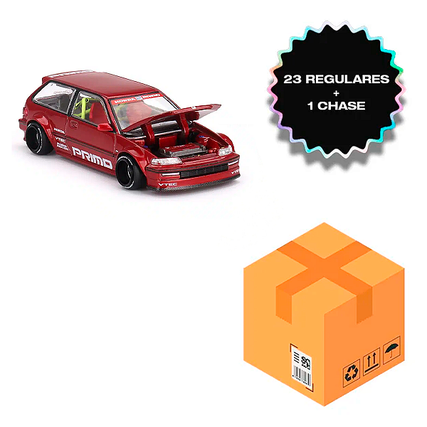 (PRÉ-VENDA) Caixa c/24 Kaido House 1:64 Honda Civic