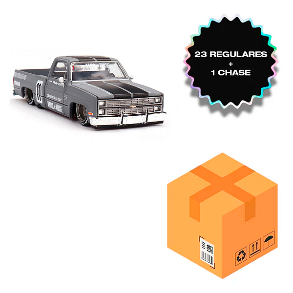 (PRÉ-VENDA) Caixa c/24 Kaido House 1:64 Chevrolet Silverado