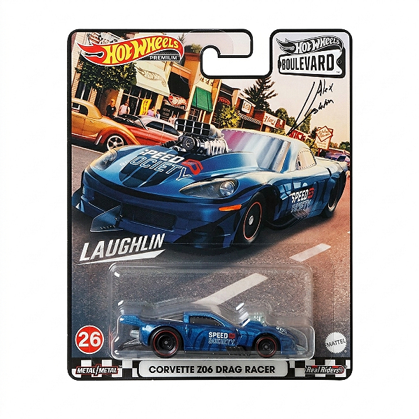Hot Wheels Premium 1:64 Corvette Z06 Drag Racer