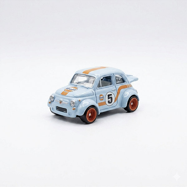 [LOOSE] Hot Wheels Premium 1:64 Fiat 500D Gulf Racing
