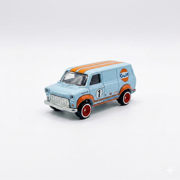 [LOOSE] Hot Wheels Premium 1:64 Ford Transit SuperVan Gulf