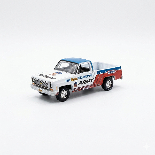 [LOOSE] Auto World 1:64 Chevrolet C-10 Army (Racing Legends)