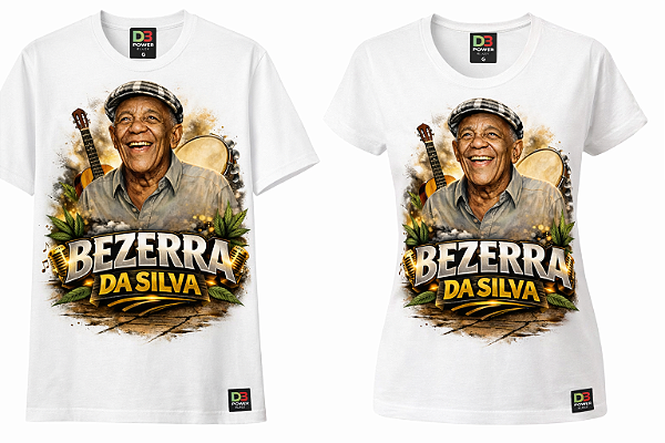 Blusa Feminina Bezerra da Silva Estampa Exclusiva