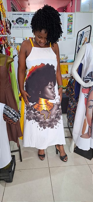 Vestido érsonalizado lançamento fundo de algodão penteado