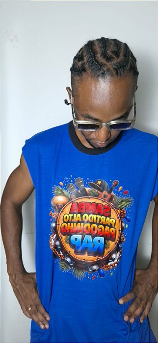 Camisa regata samba, partido alto, pagodinho ,rap -100% algodão