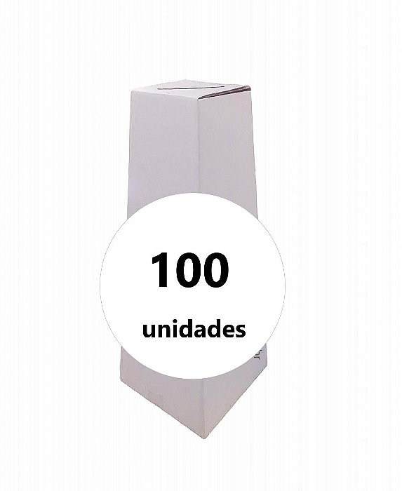Urna de Papelão - C:26,5 cm L:26,5cm A:70,0cm – Onda Simples - Pacote com 100 Unidades