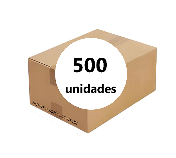 Caixa de Papelão Tipo Normal - C:15,0cm L:11,5cm A:12,0cm – Onda Simples - Pacote com 500 Unidades