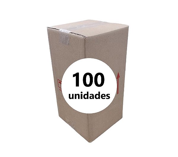 Caixa de Papelão Parda para 4 Garrafas de Vinho - C: 16,5cm L: 16,5cm A: 32,0cm - Pacote com 100 Unidades
