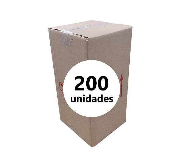 Caixa de Papelão Parda para 4 Garrafas de Vinho - C: 16,5cm L: 16,5cm A: 32,0cm - Pacote com 200 Unidades