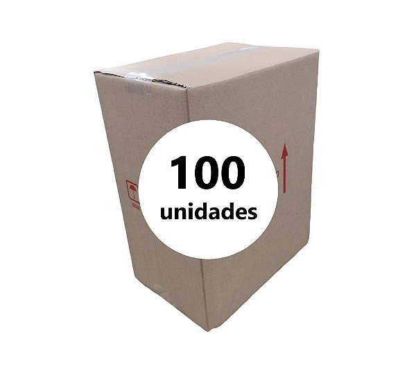 Caixa de Papelão Parda para 6 Garrafas de Vinho - C: 25,0cm L: 16,5cm A: 32,0cm - Pacote com 100 Unidades