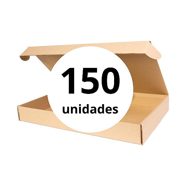 Caixa de Papelão para Transporte de Salgados e Doces C:47,5cm L:30,0 A:6,0 Pacote com 150 Unidades - Estampada