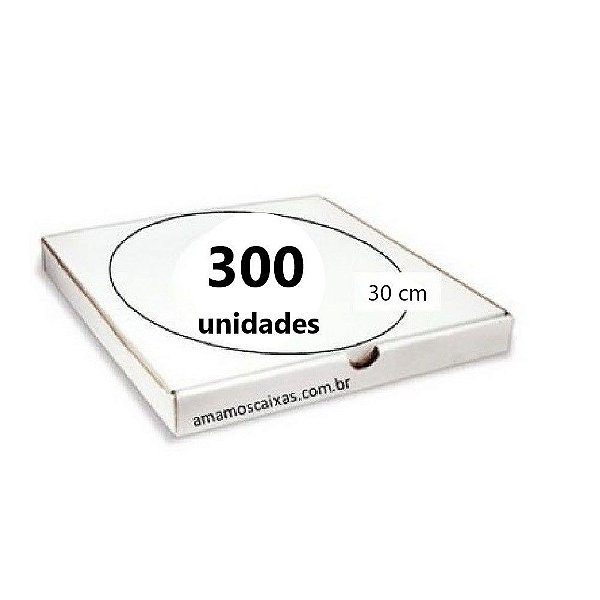Caixa para Pizzas (30cm de diâmetro) - 300 Unidades