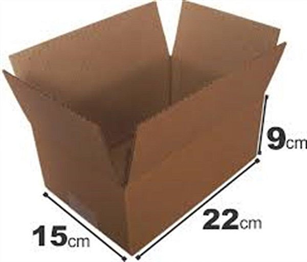 20 Caixas de Papelão 22x15x9