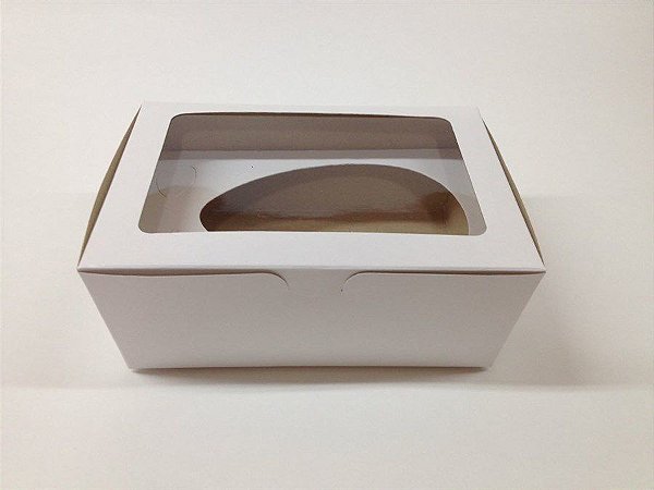 Caixa para Meio Ovo 250 grs c/ visor