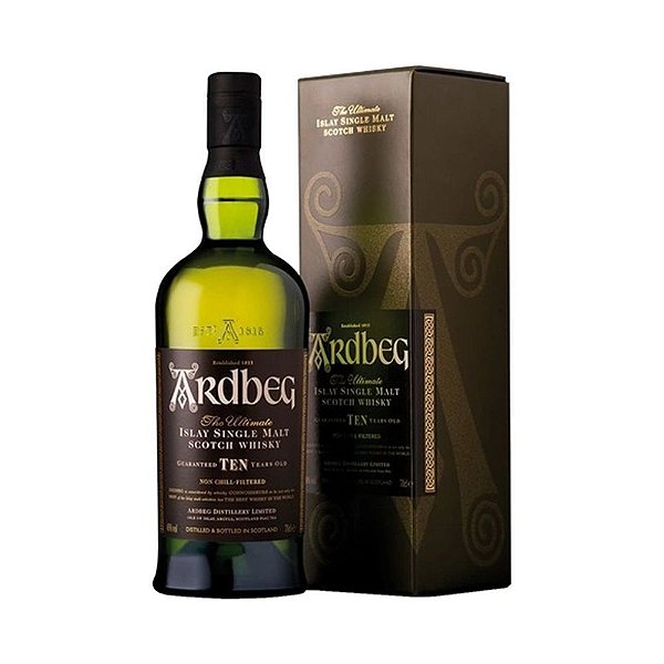 Whisky Ardbeg Single Malt 10 Anos 750ml