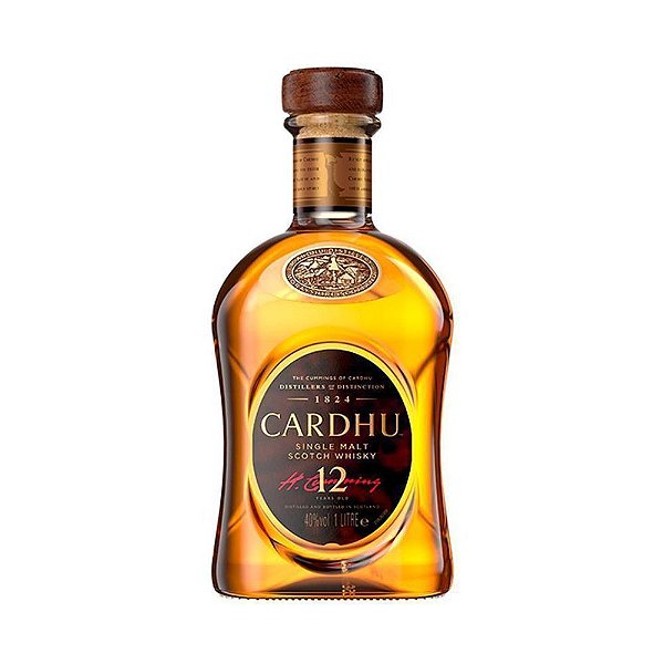 Whisky Cardhu Malt 12 Anos 1L