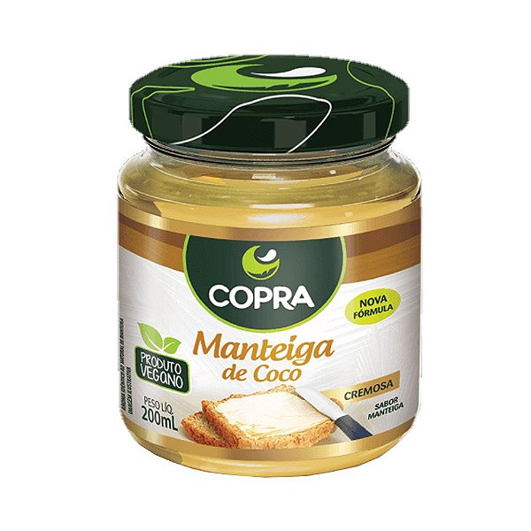 Manteiga Copra de Coco Natural Vegana 200ml
