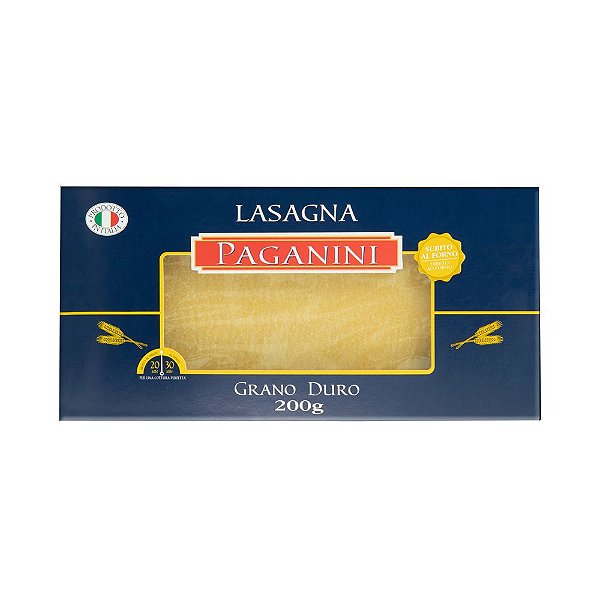 Massa Lasagna Paganini 200g