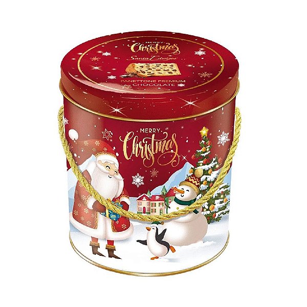 Panettone com Gotas de Chocolate Lata Santa Edwiges 400g