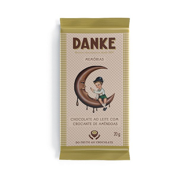 Chocolate ao Leite Com Caramelo e Flor de Sal Danke 90g