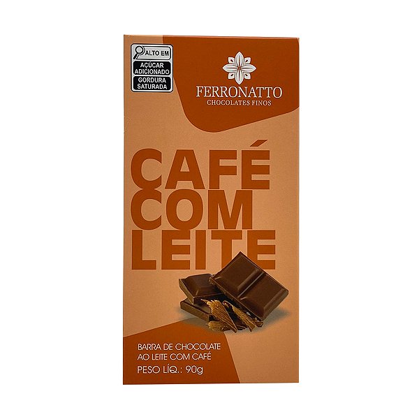 Chocolate ao Leite com Café Ferronatto 90g