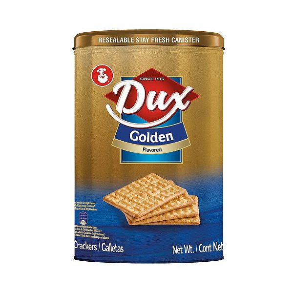Biscoito Dux Salgado Crackers Golden Lata 400g