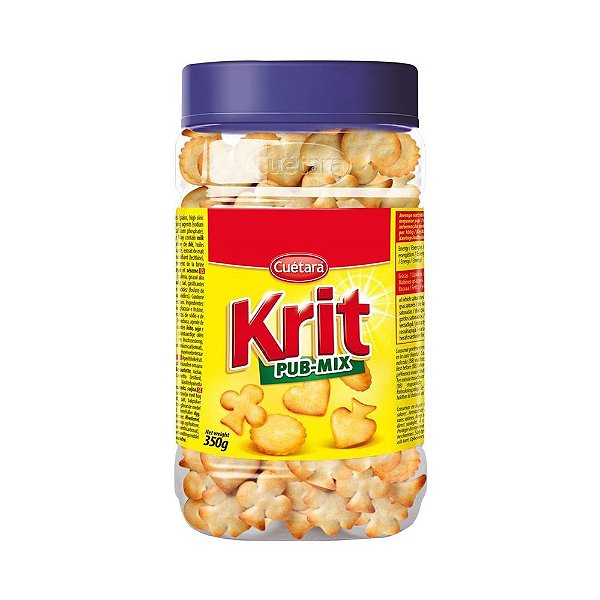 Biscoitos Sortidos Aperitivo Krit Pub Mix Cuetara 350g