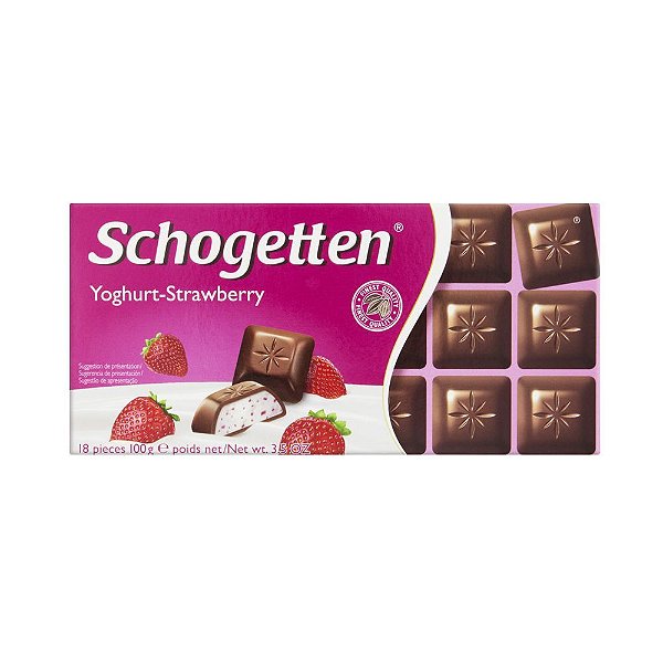 Chocolate Schogetten Iogurte Morango 100g