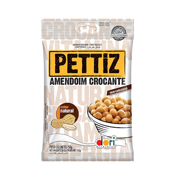 Amendoim Pettiz Crocante Natural 150g