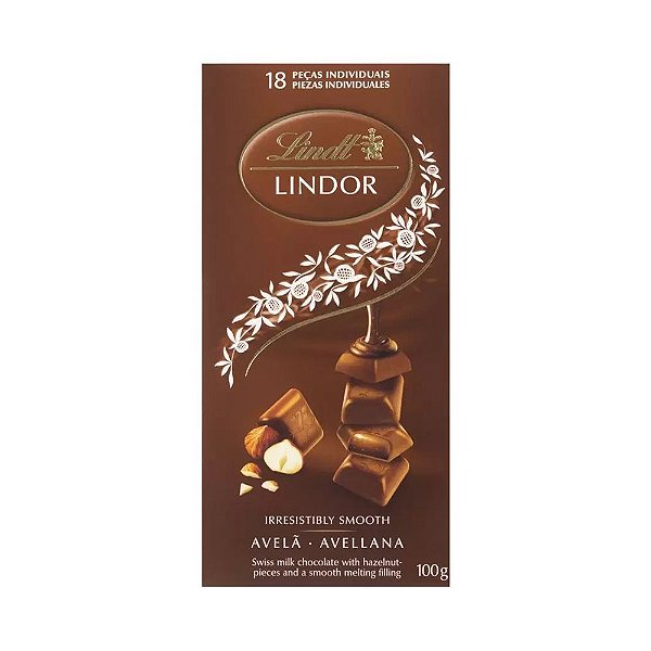 Chocolate Lindt Lindor Hazelnut 100g