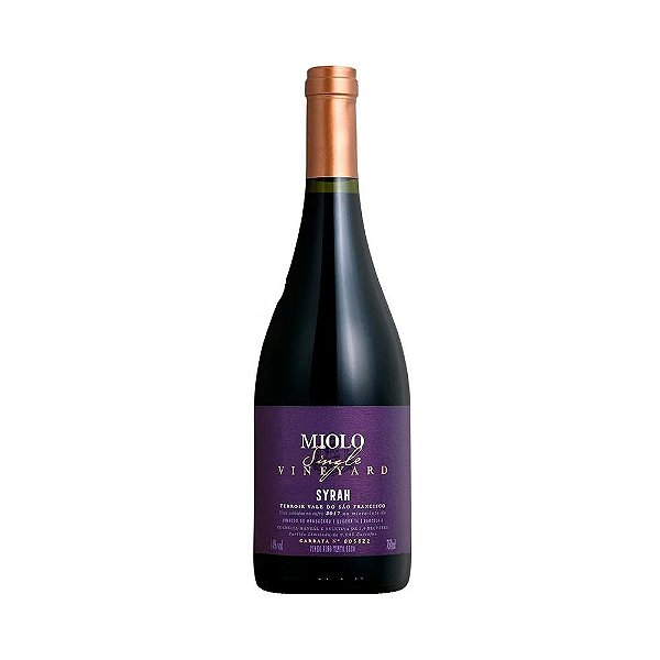 Vinho Tinto Miolo Single Vineyard Syrah 750ml