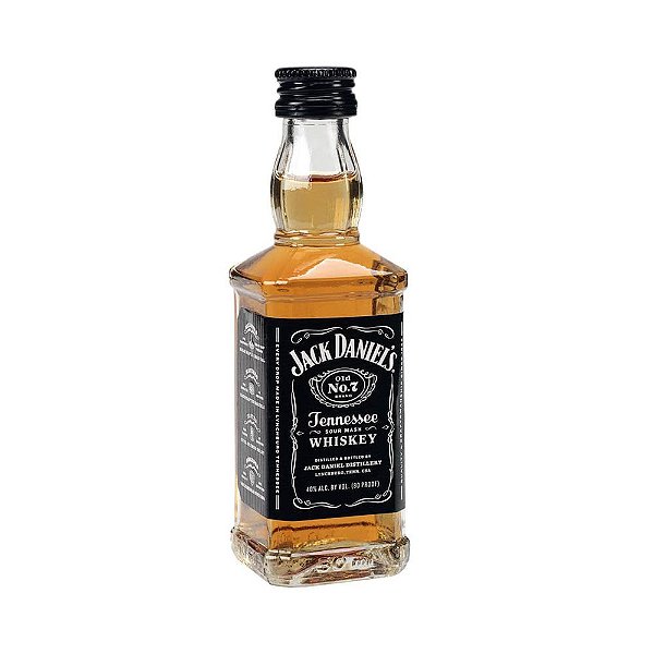Miniatura de Vidro Jack Daniels 50ml
