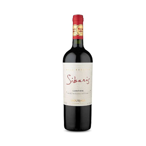 Vinho Tinto Seco Undurraga Gran Reserva Sibaris Carmenere 750ml