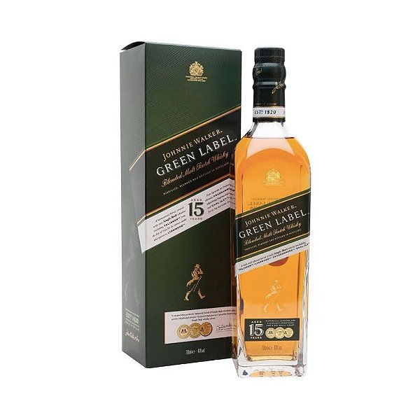 Whisky Johnnie Walker Green Label 15 anos 750ml